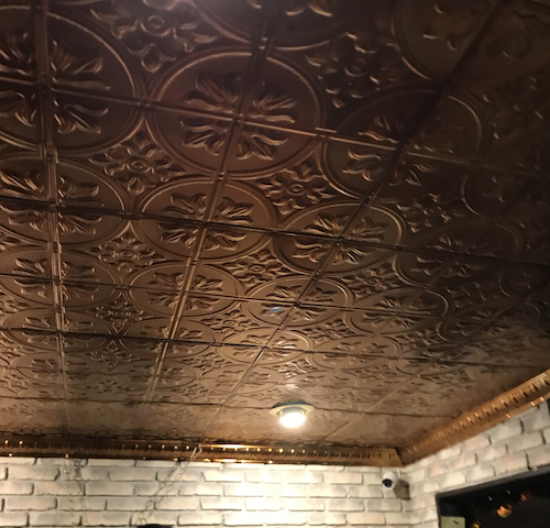 Copper Tin Ceiling